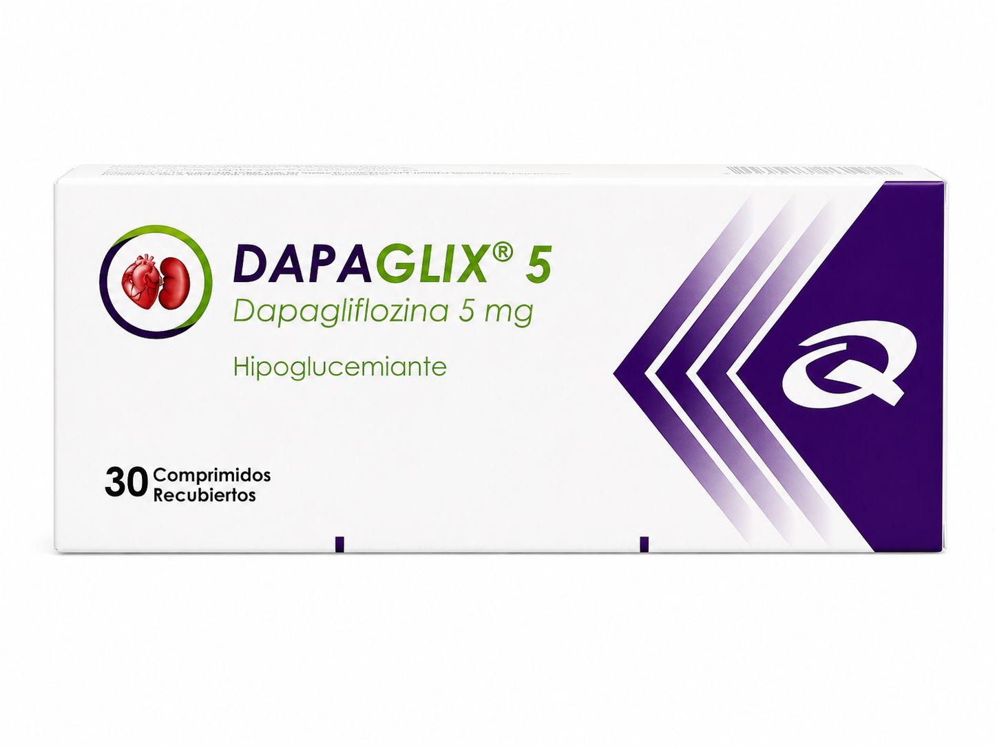 DAPAGLIFLOZINA 5MG DAPAGLIX QUIMFA
