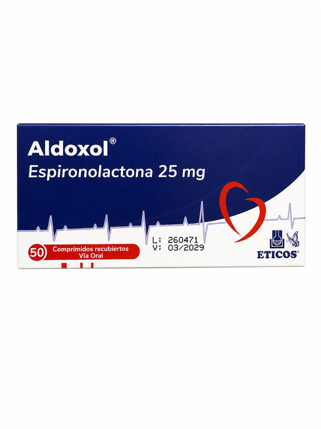 ESPIRONOLACTONA ALDOXOL 25MG X50 COMP