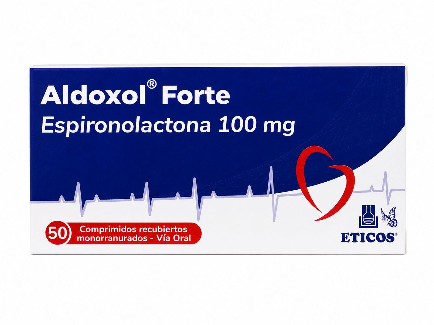 ESPIRONOLACTONA ALDOXOL FORTE 100MG X50 COMP