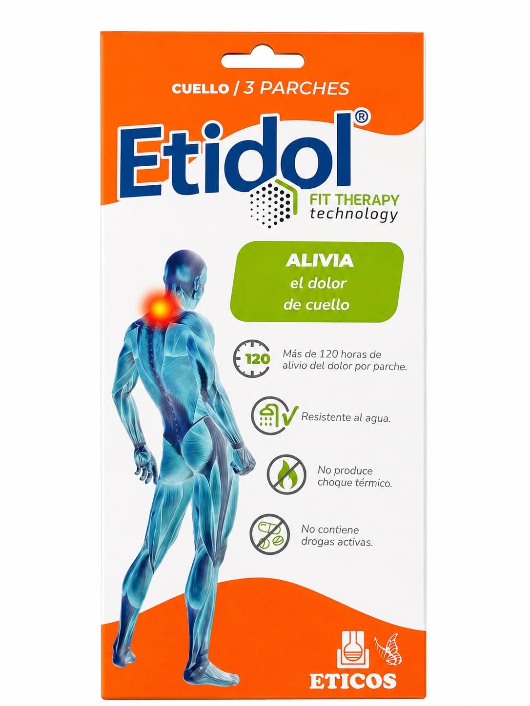 ETIDOL FIT THERAPY CUELLO PARCHES X3 UN
