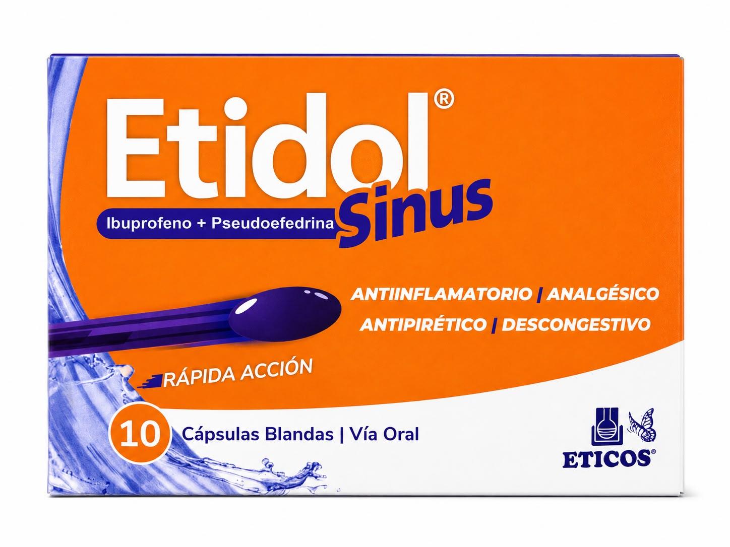 ETIDOL SINUS X10 CAPS