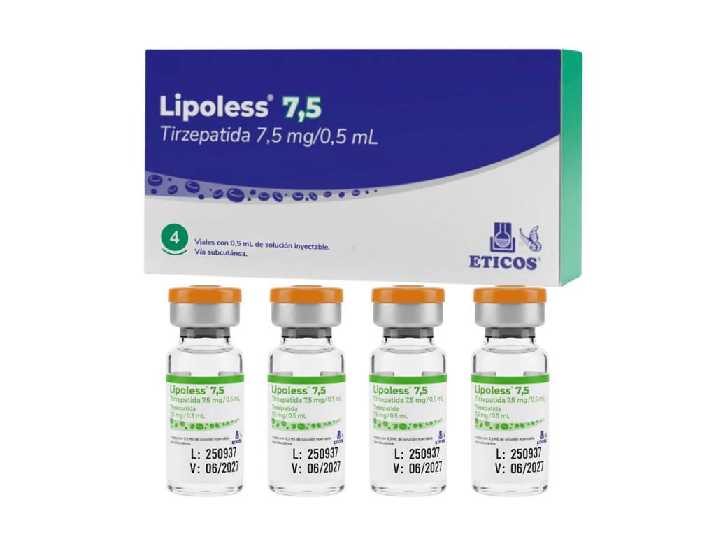 LIPOLESS 7,5MG 4 AMPOLAS.