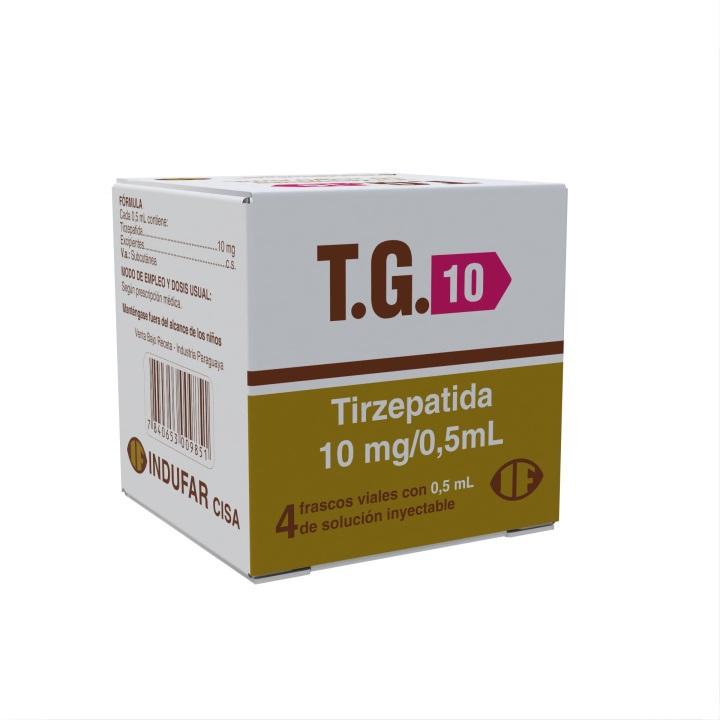 TG 10MG 4 AMPOLAS DE 0.5ML S/ SERINGA.