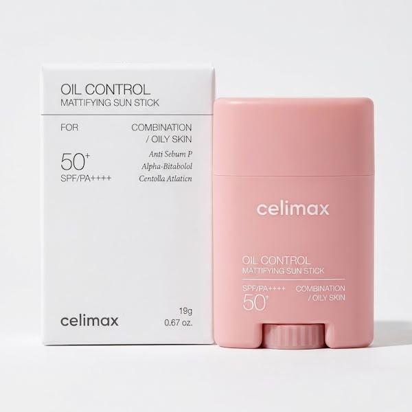 CELIMAX PROTETOR SOLAR FACIAL OIL CONTROL MATTIFYING SUN STICK SPF50+ 19GR