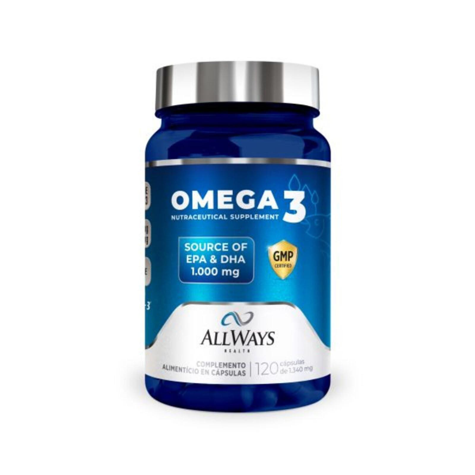 SUPLEMENTO ALLWAYS OMEGA 3 120CAPS
