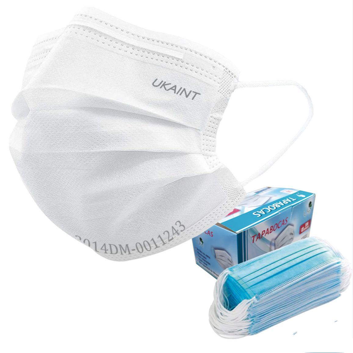 TAPABOCAS BLANCO X 50 UNIDADES