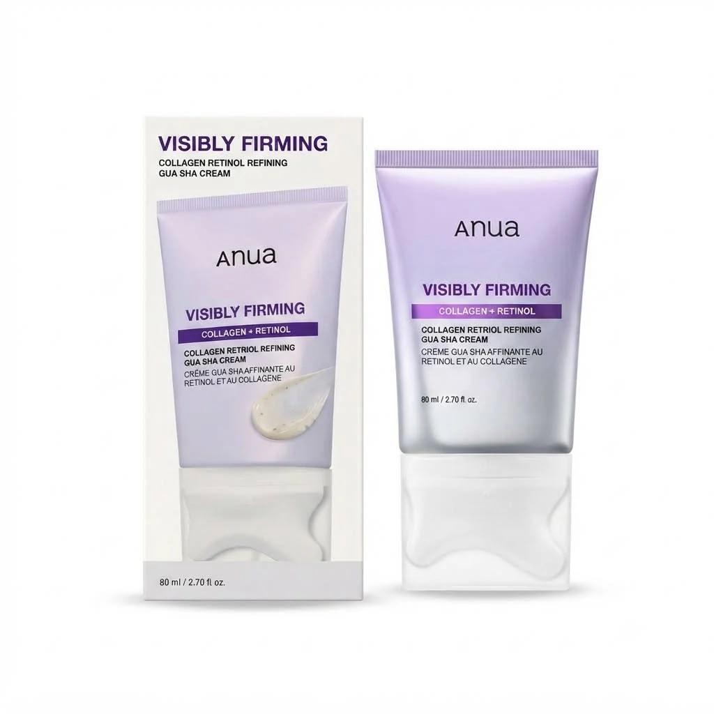 CREME FACIAL ANUA VISIBLY FIRMING COLLAGEN RETINOL REFINING GUA SHA CREAM 80ML 379326