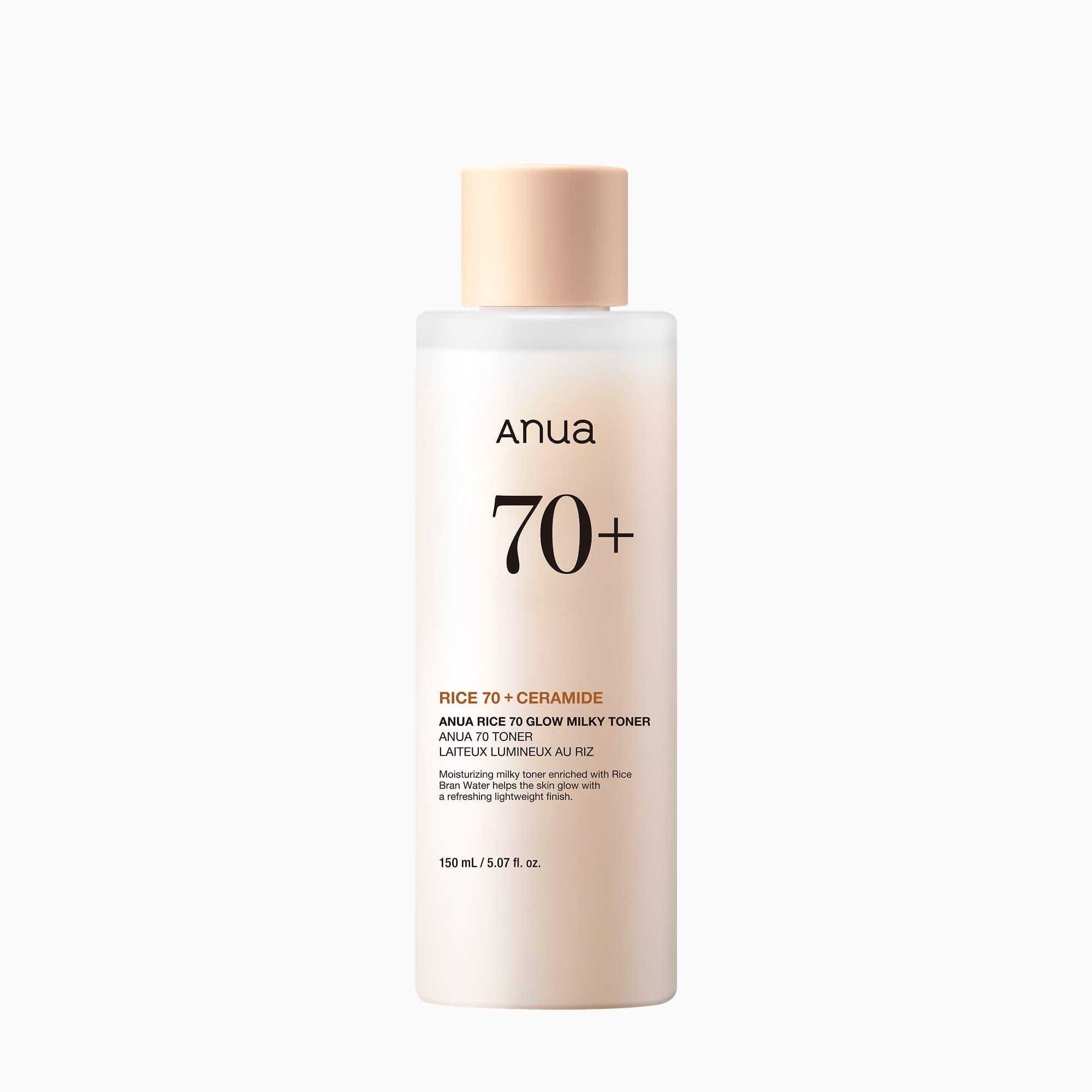 TONICO FACIAL ANUA 70+ RICE + CERAMIDE GLOW MILKY TONER 250ML 735455