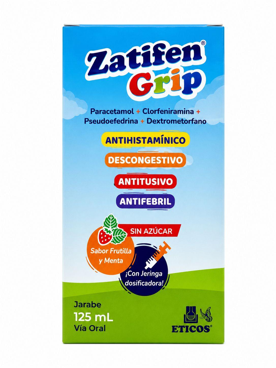 ZATIFEN GRIP JARABE 125ML