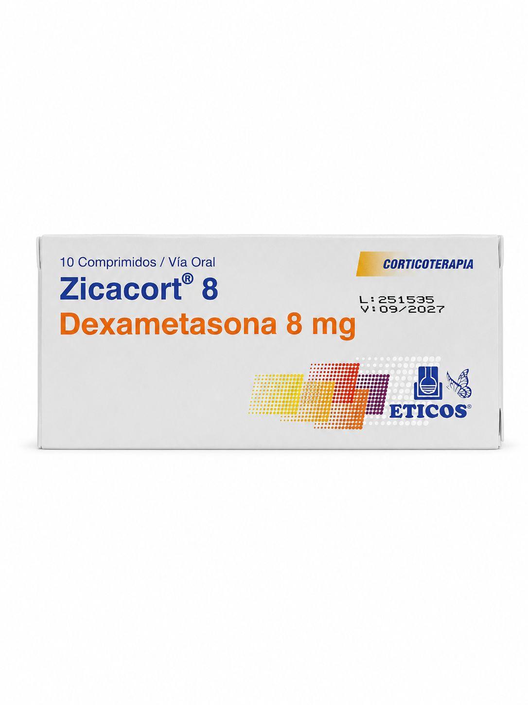 DEXAMETASONA ZICACORT 8MG 10COMP