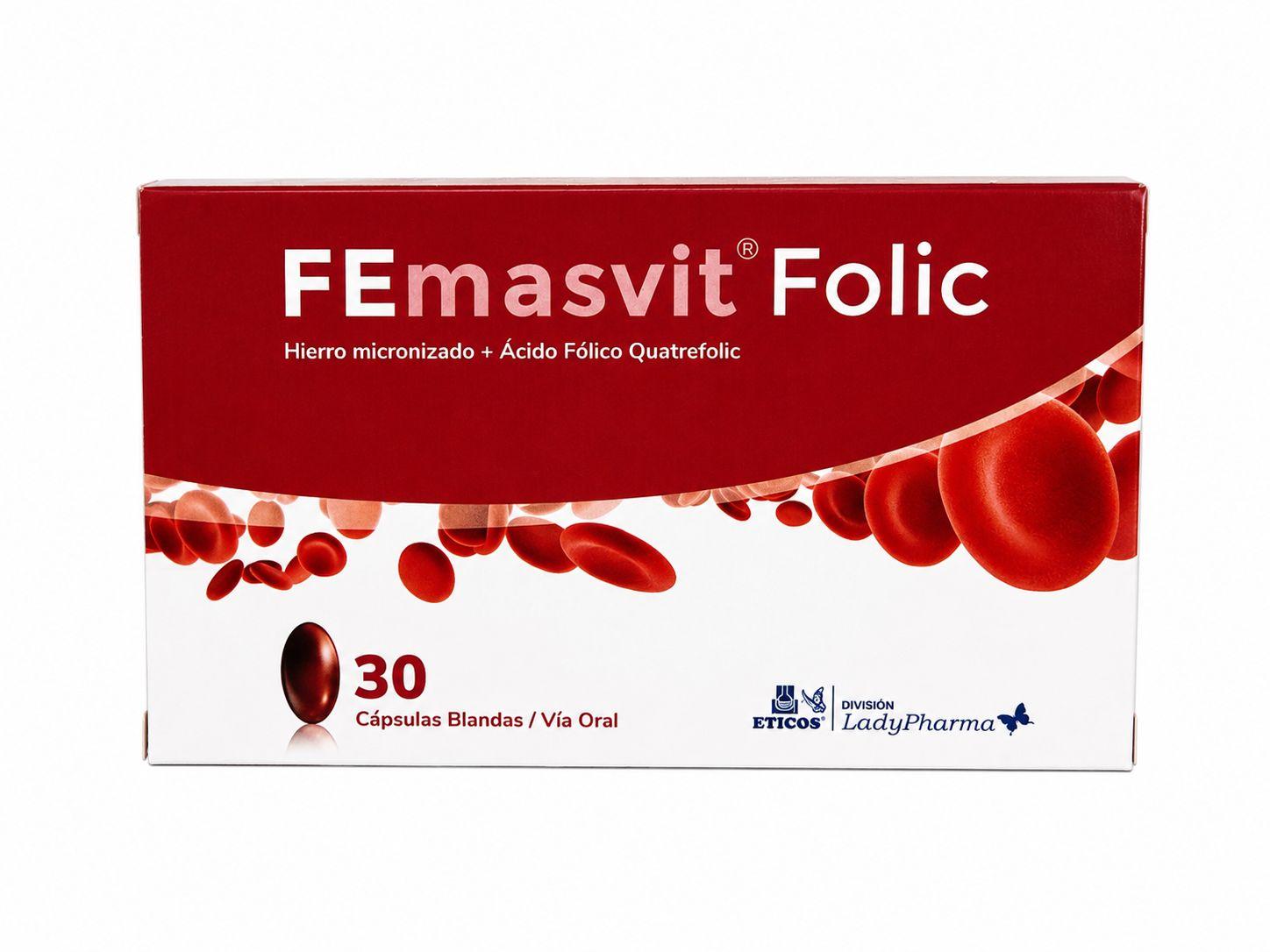 FEMASVIT FOLIC 30 CAPS BLANDAS