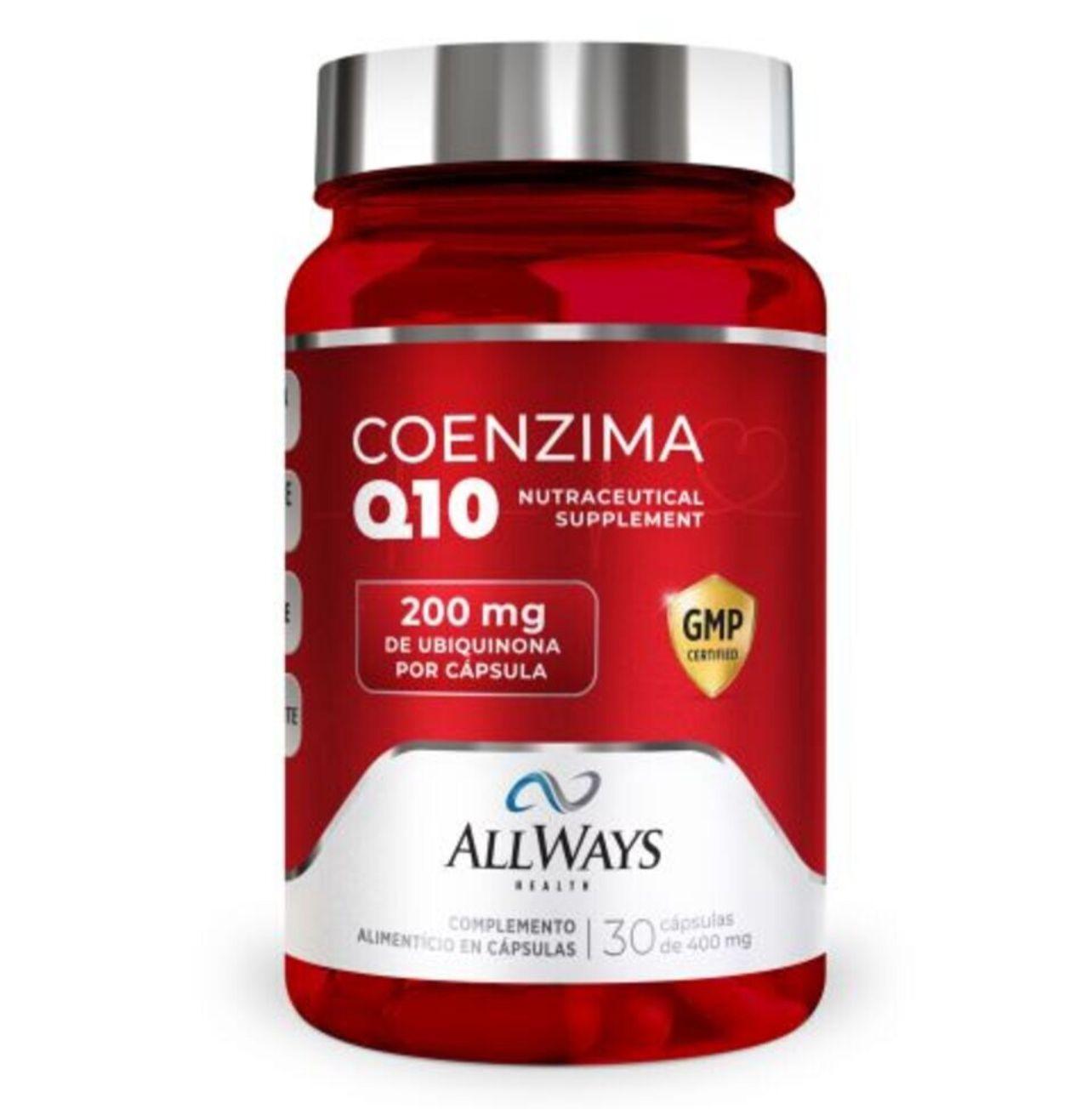 SUPLEMENTO ALLWAYS COENZIMA Q10 30 CAPS X400MG