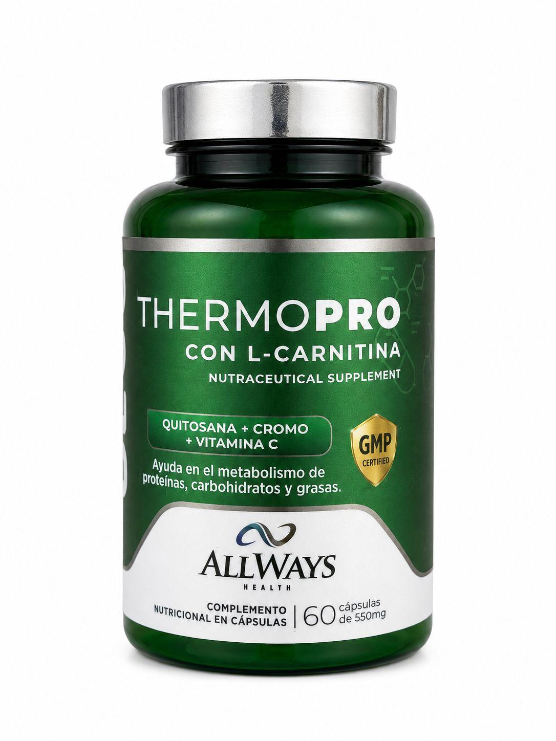 SUPLEMENTO ALLWAYS THERMOPRO 60CAPS X550MG
