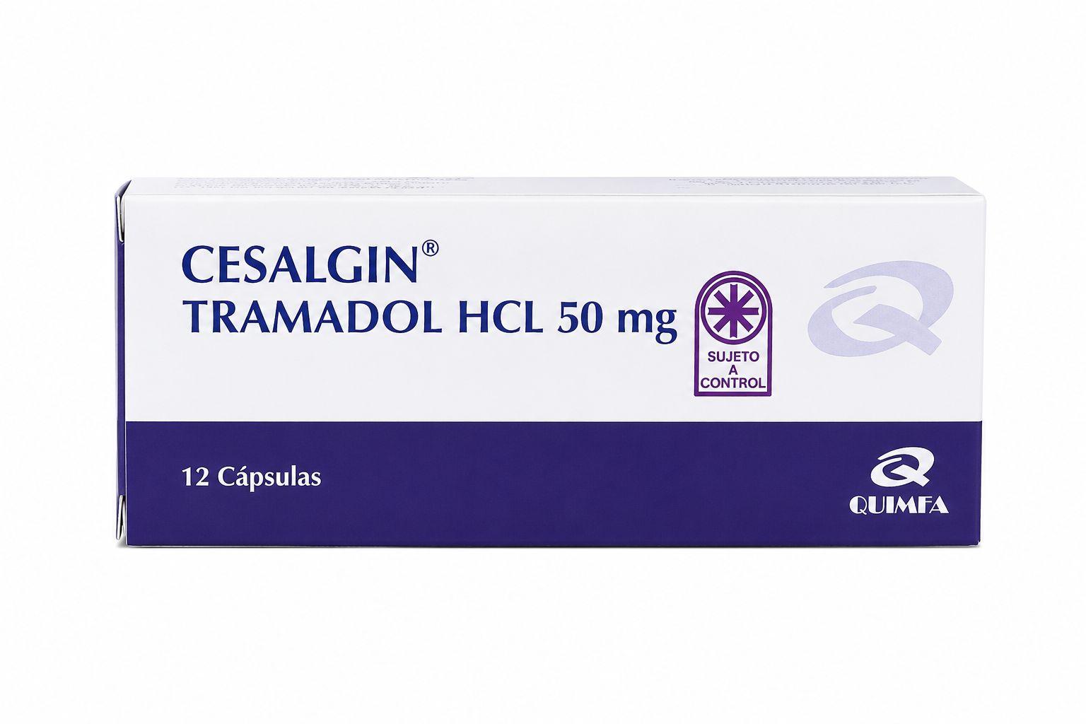 TRAMADOL HCI 50MG CESALGIN X 12COMP.