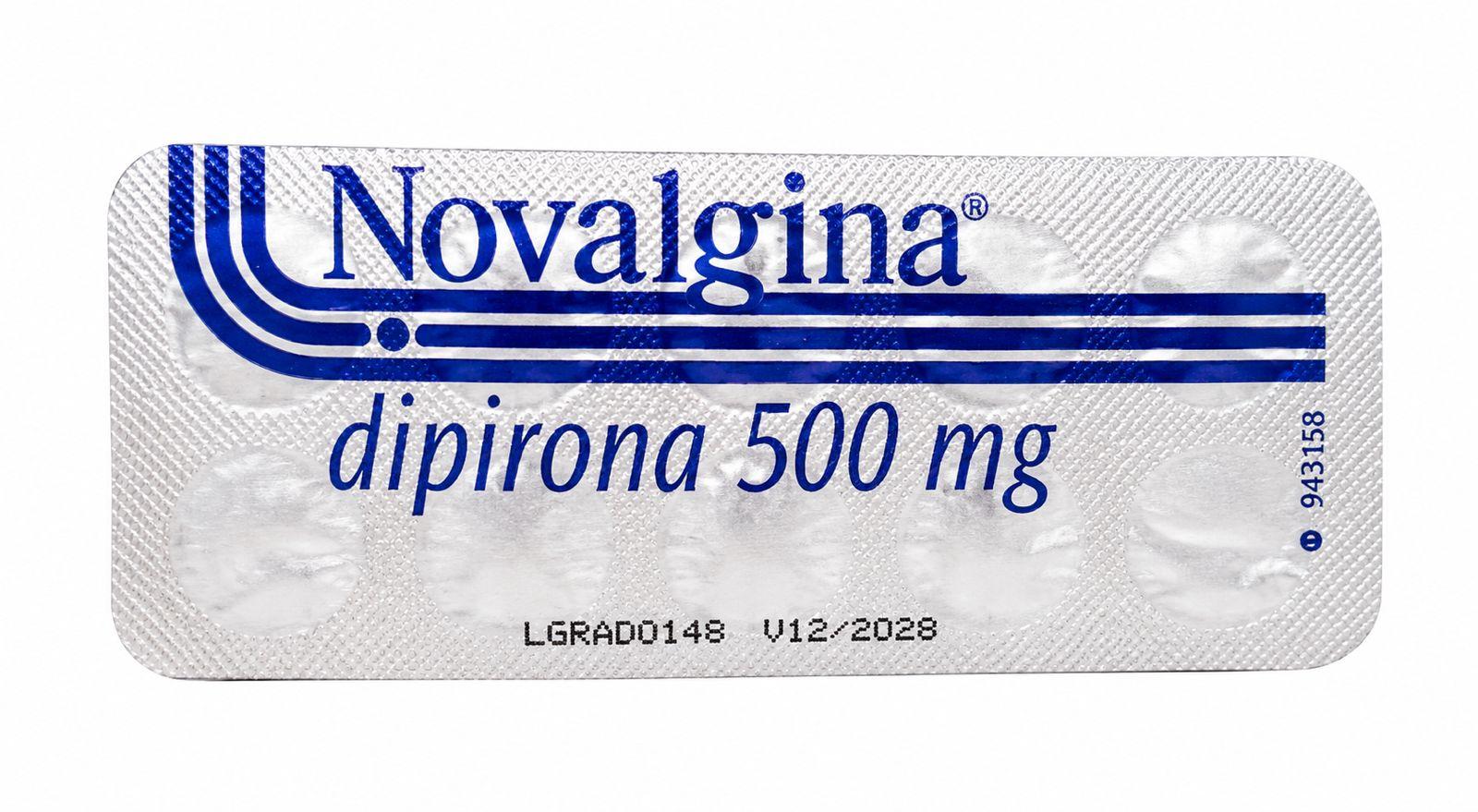 DIPIRONA NOVALGINA 500MG X 10COMP TIRAS