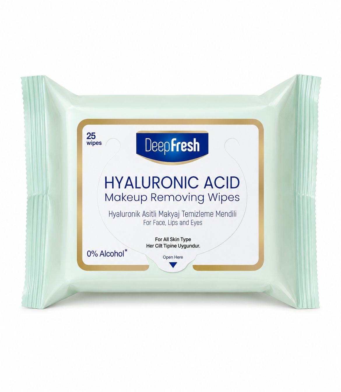 TOALLITA HUMEDA DEEPFRESH ACIDO HIALURONICO 25PCS