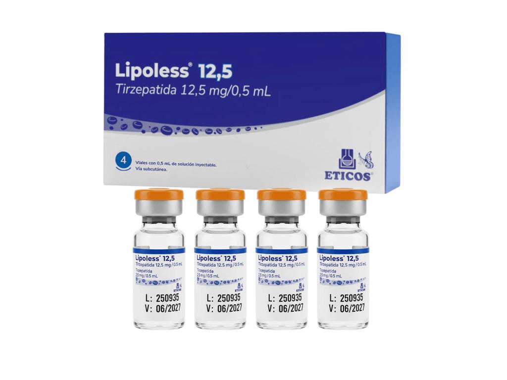 LIPOLESS 12.5MG 4 AMPOLAS DE 0.5ML.