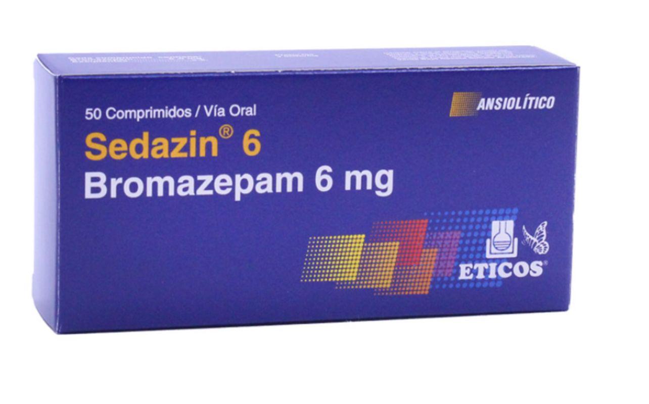 BROMAZEPAM SEDAZIN 6MG X50 COMP