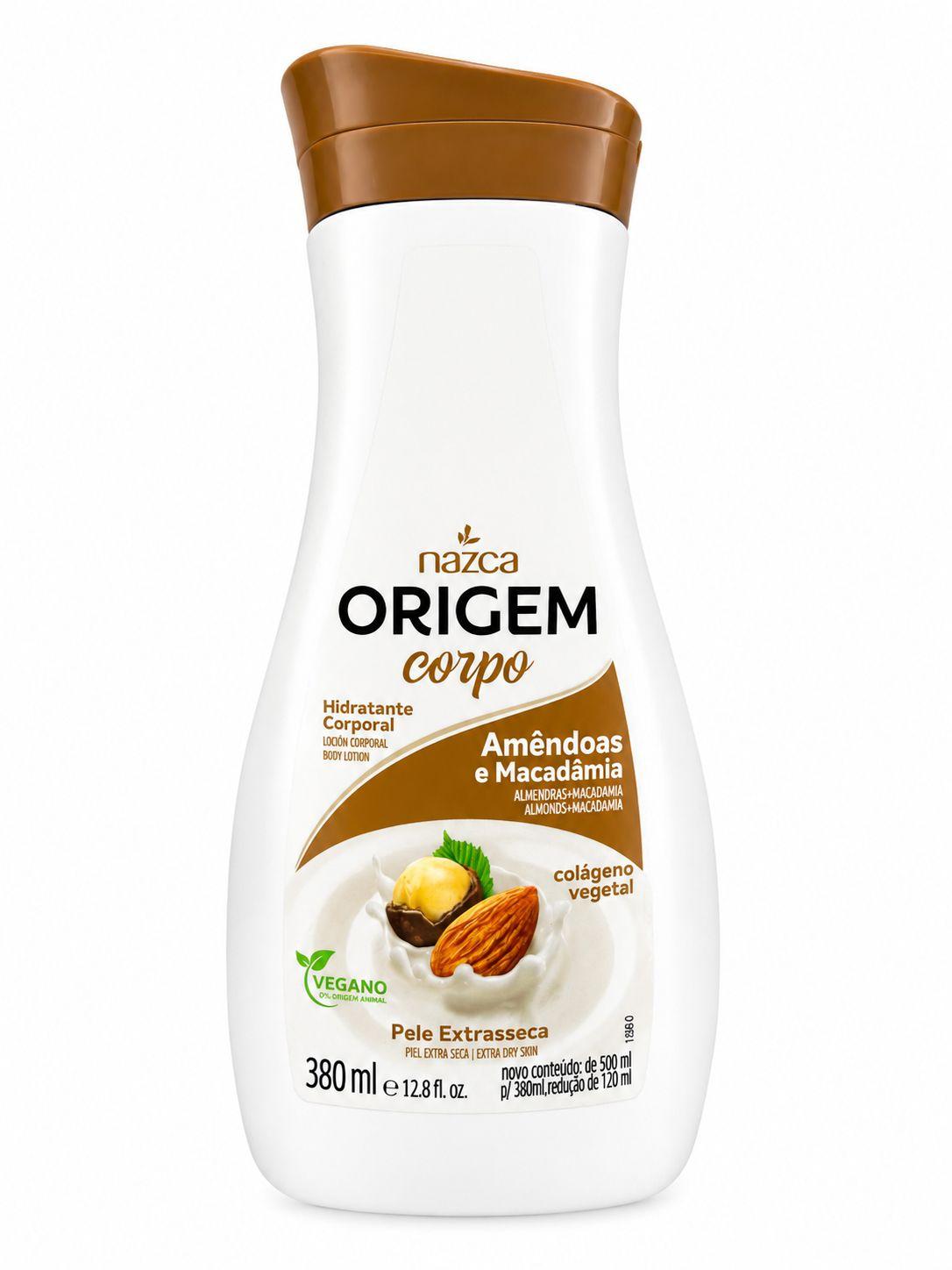 HIDRATANTE CORP. ORIGEM 380ML ALMENDRA/MACADAMIA