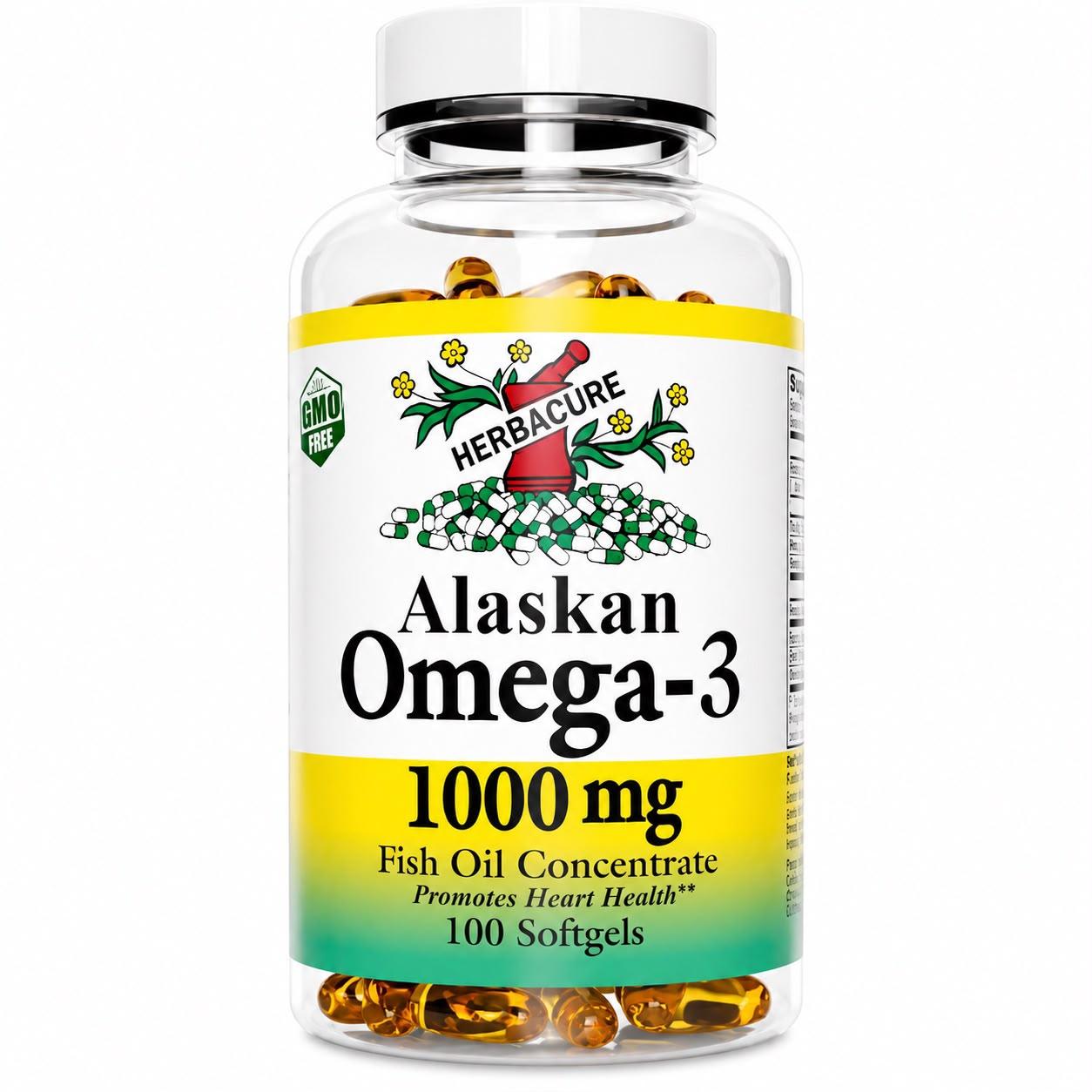 OMEGA 3 ALASKAN 1000MG HERBACURE X100CAPS