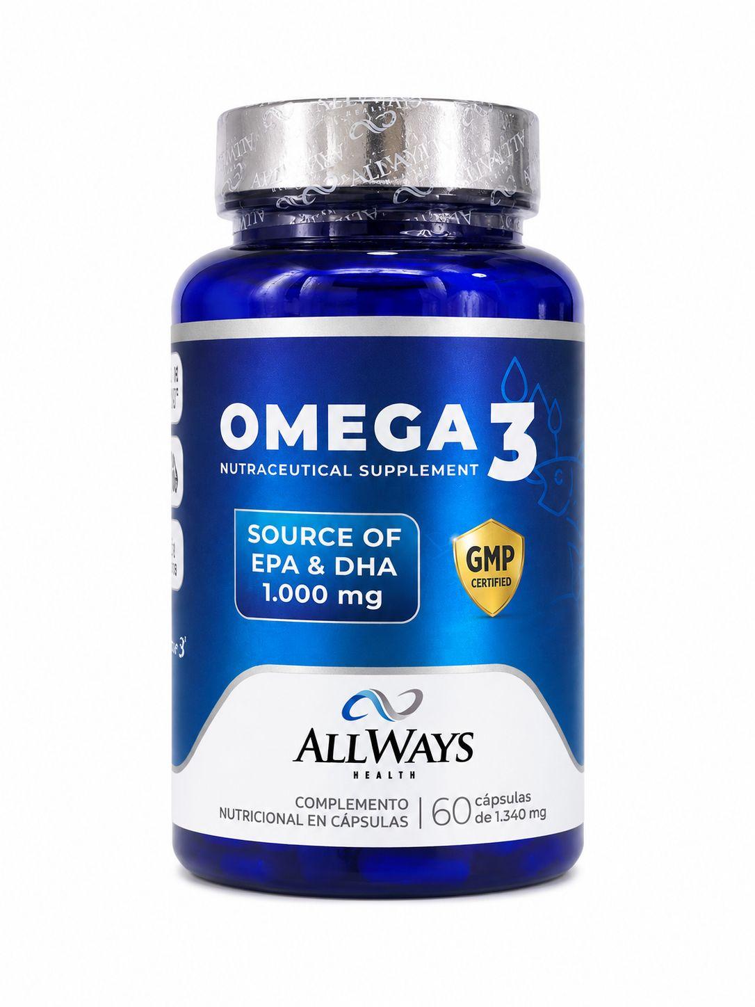 SUPLEMENTO ALLWAYS OMEGA 3 60CAPX1.340MG