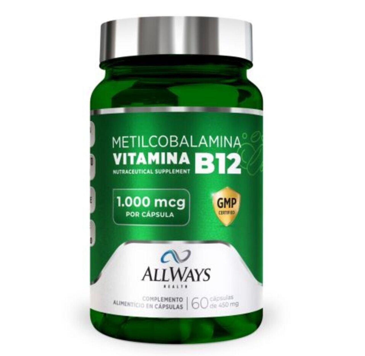 SUPLEMENTO ALLWAYS METILCOBALAMINA VITAMINA B12