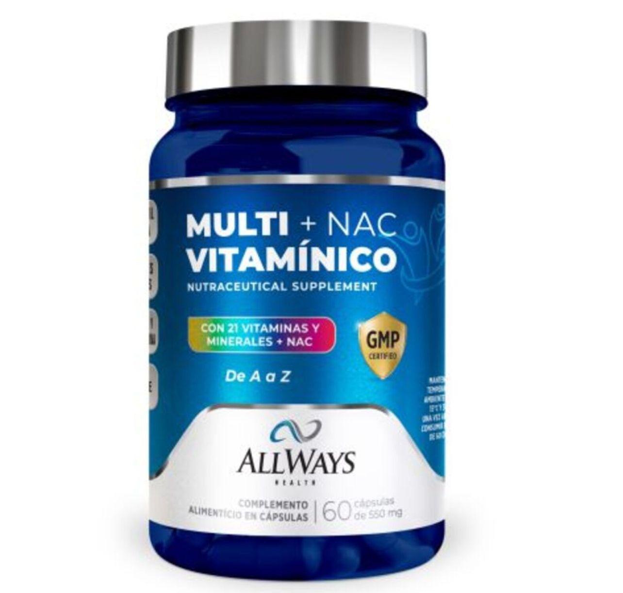 SUPLEMENTO ALLWAYS MULTIVITAMINICO+NAC