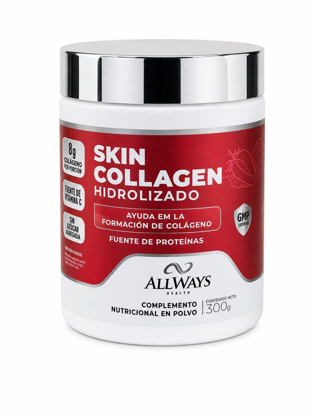 SUPLEMENTO ALLWAYS SKIN COLLAGEN FRESA 300GR