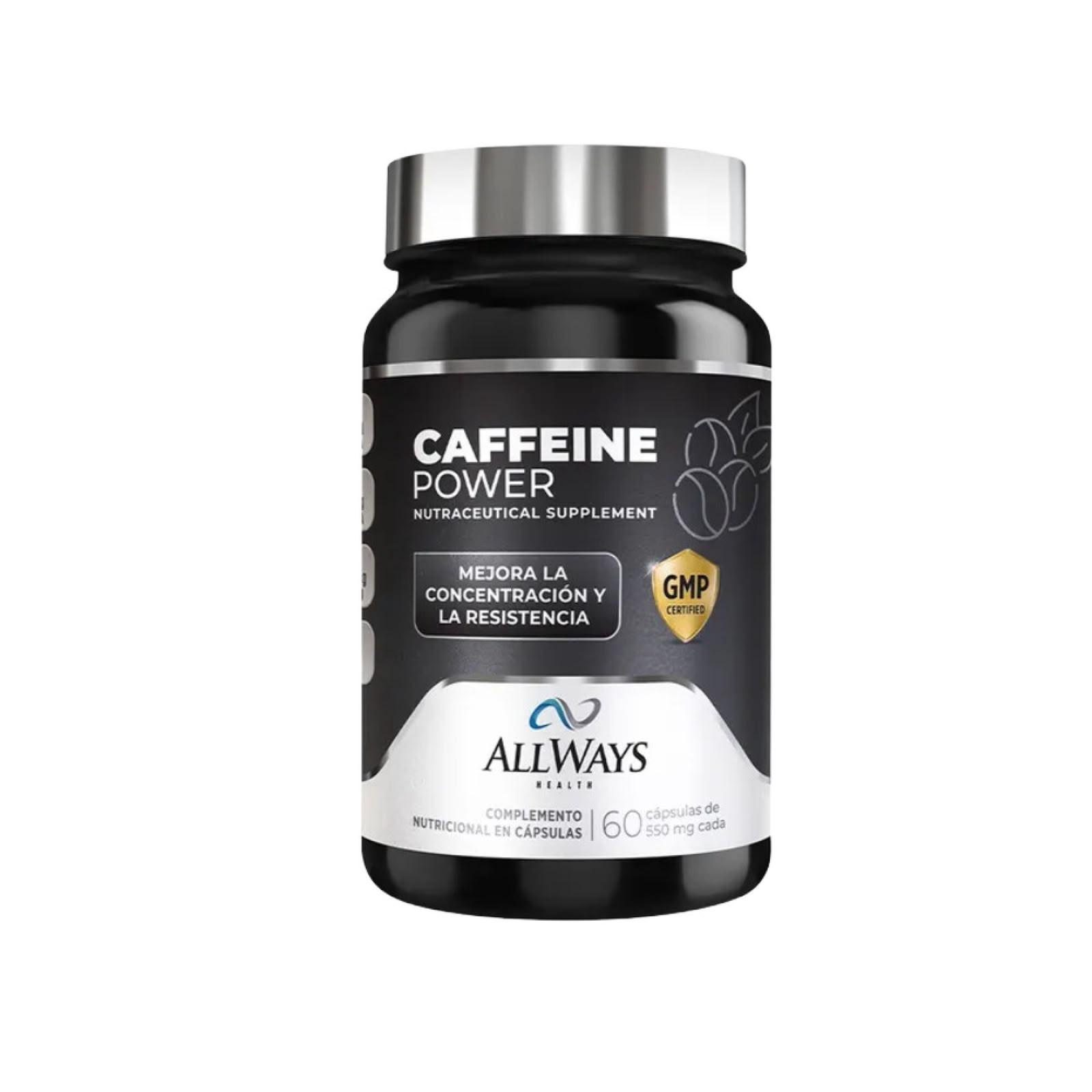 SUPLEMENTO ALLWAYS CAFFEINE POWER X60 CAPS