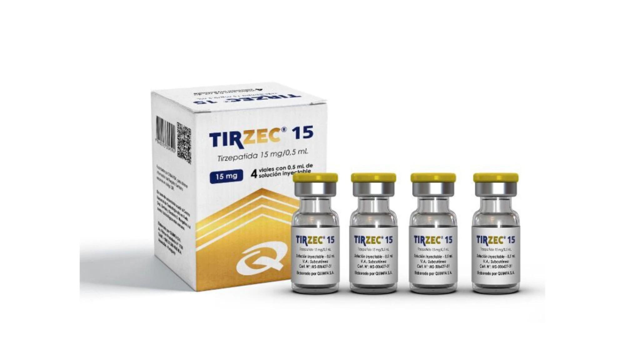 TIRZEC 15MG 4 AMPOLLAS
