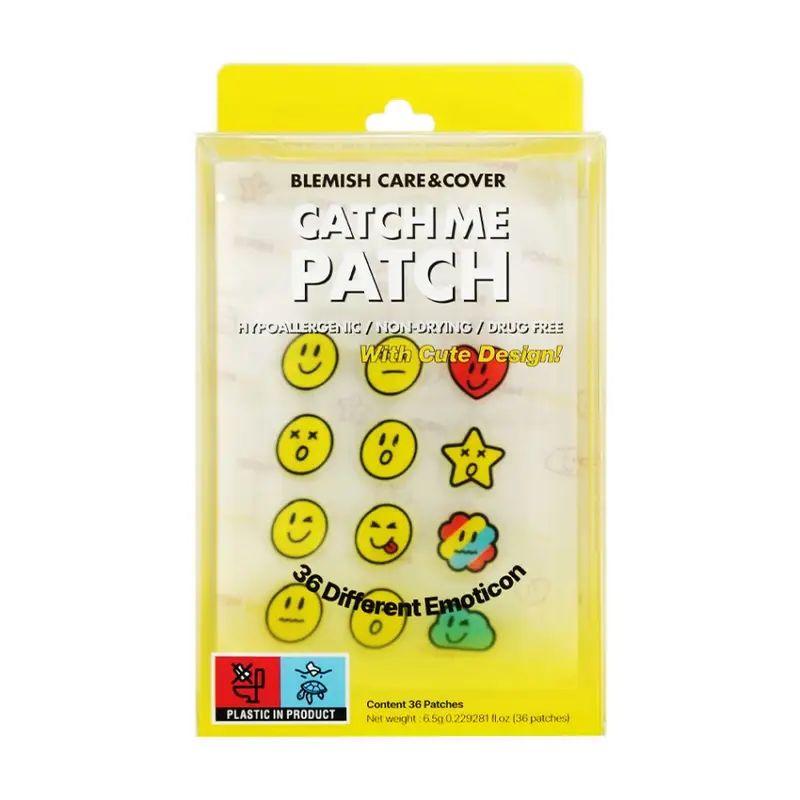 CATCH ME PATCH EMOTICON WITH CUTE D.