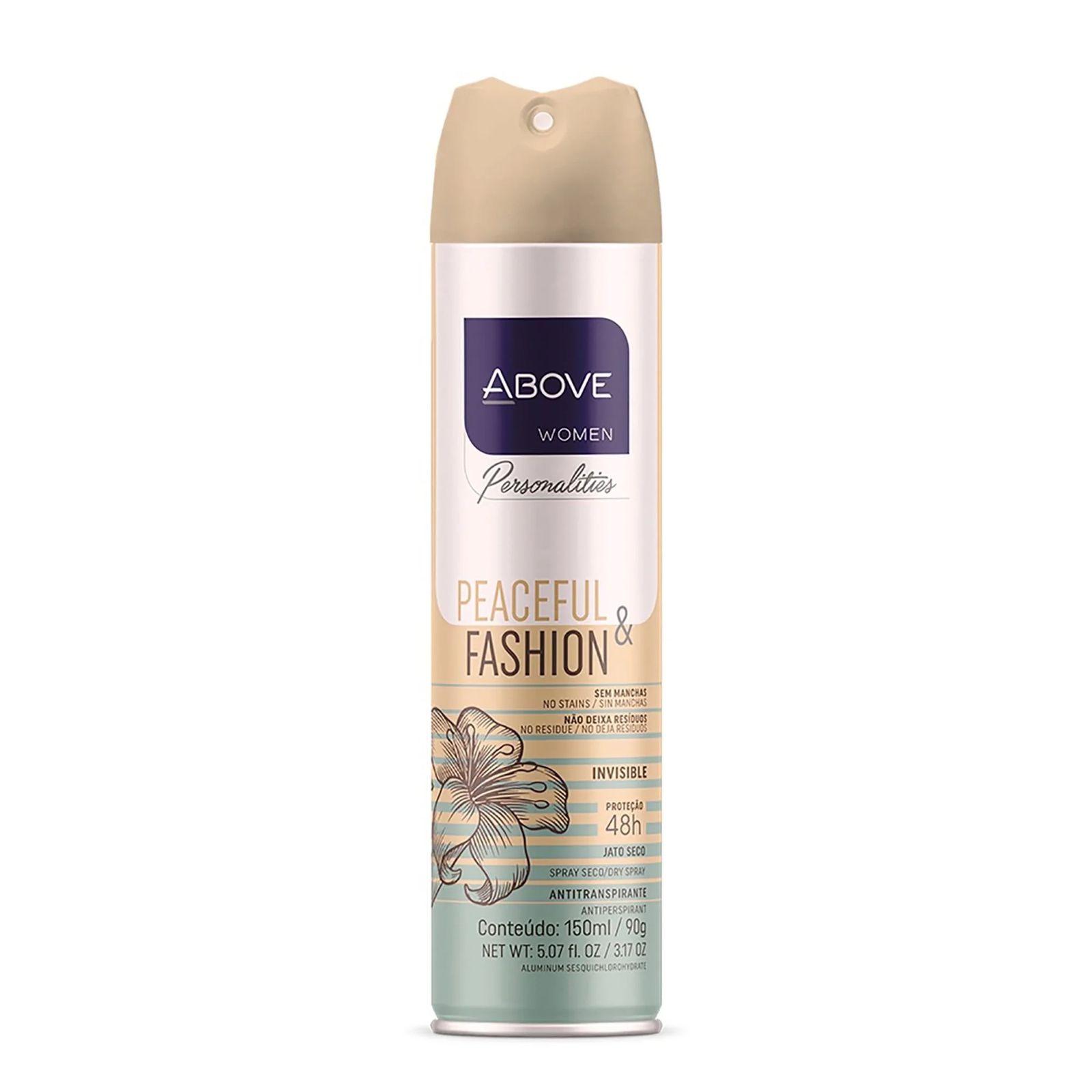 DESODORANTE ABOVE 150ML FEM. PEACEFUL Y FASHION