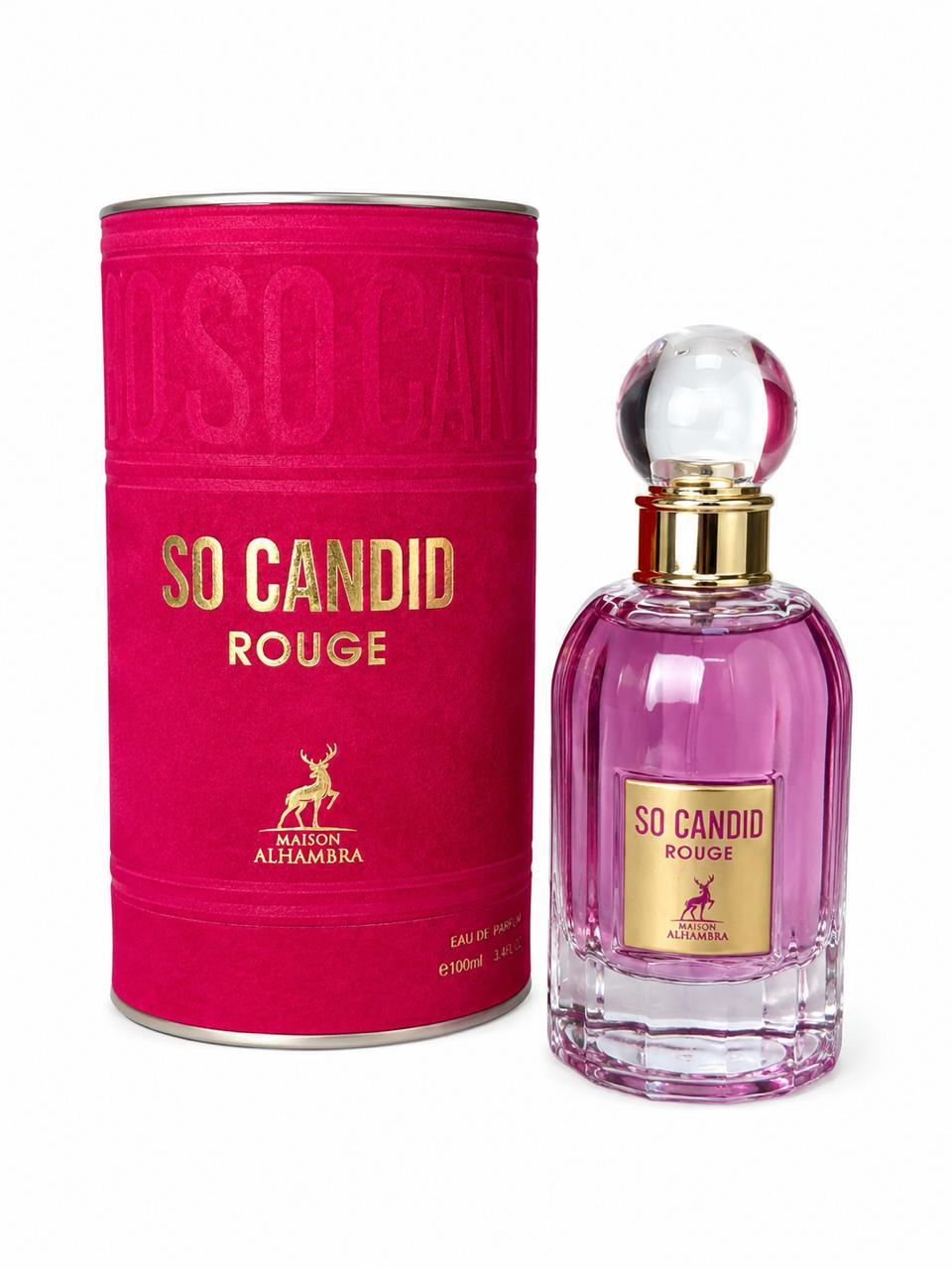 PERF. FEM MAISON ALHAMBRA SO CANDID ROUGE EDP 85ML