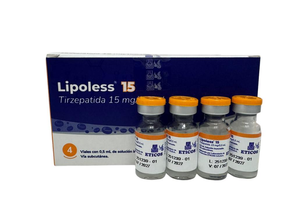 LIPOLESS 15MG 4 AMPOLAS