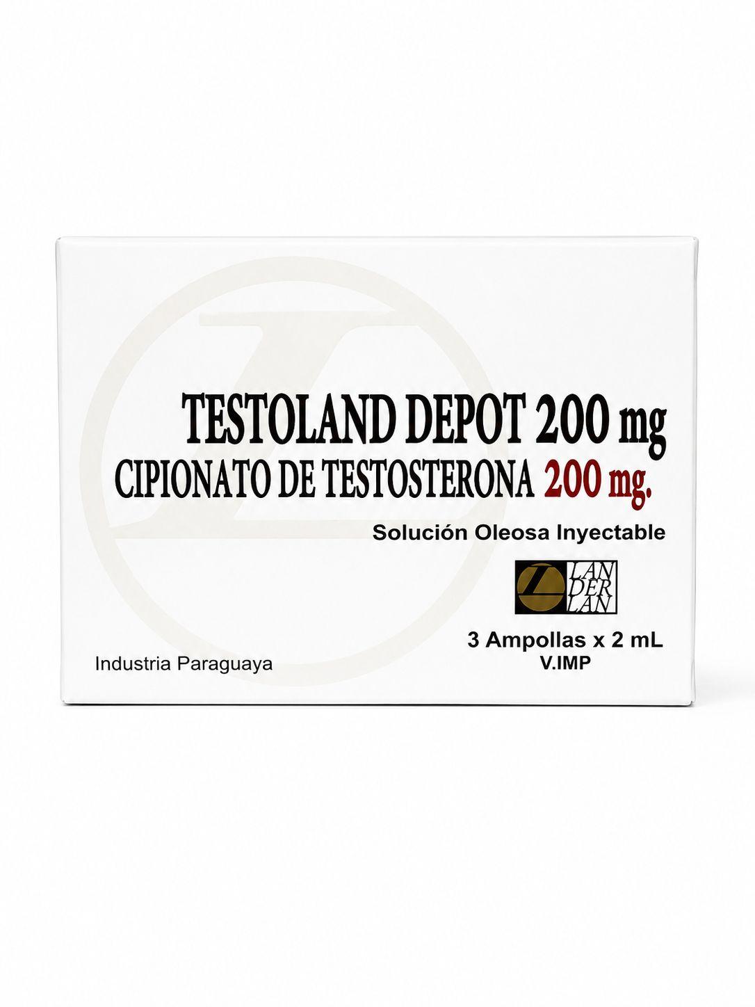 LANDER TESTOLAND DEPOT 200MG INY. 3AMP X 2ML
