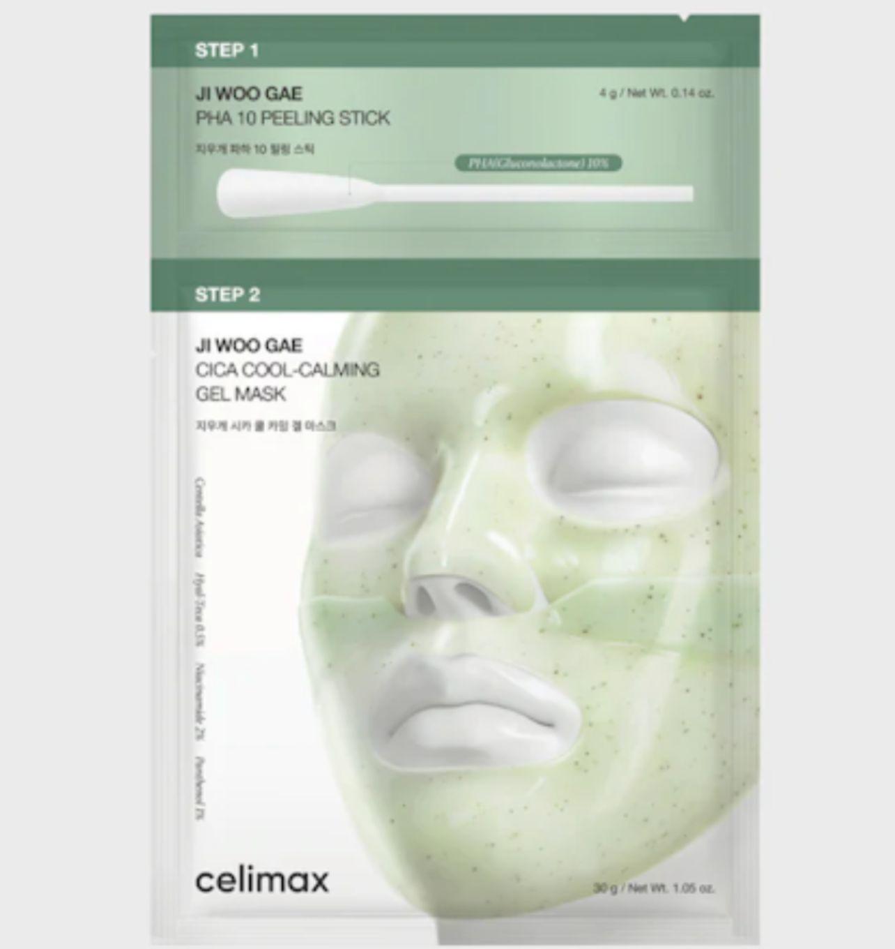 MASC.FACIAL CELIMAX JI WOO GAE CICA PHA PEEL 2STEP
